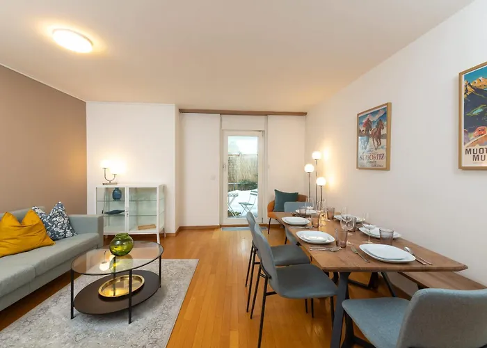 Cozy Duplex Garden & Family Comfort St. Moritz